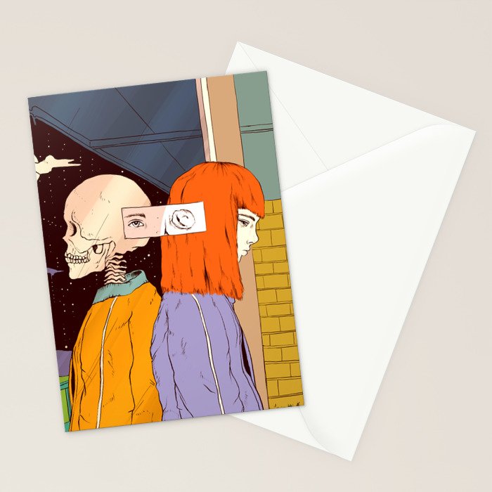 Haunting Past (A Reflection) Stationery Card Gallery Image 2