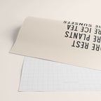 More - Modern Typography Print Wrapping Paper Gallery Image 2