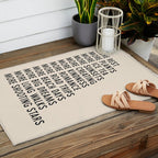 More - Modern Typography Print Outdoor Rug Gallery Image 2