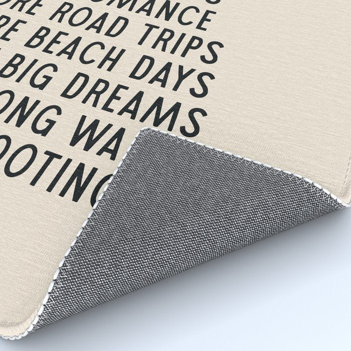 More - Modern Typography Print Rug Gallery Image 4