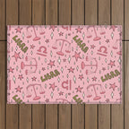 Libra Print Outdoor Rug Gallery Image 1