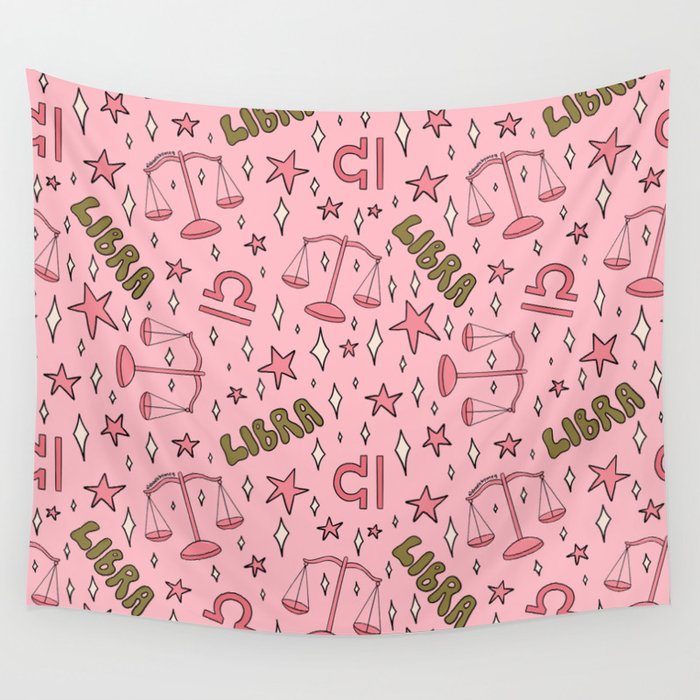 Libra Print Wall Tapestry Gallery Image 4