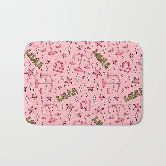Libra Print Bath Mat Gallery Image 1