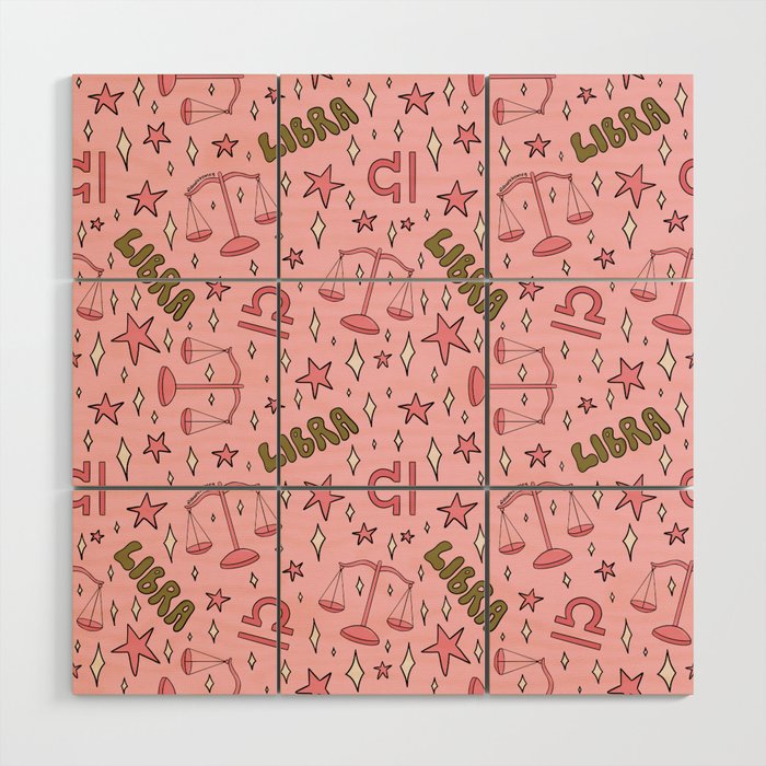 Libra Print Wood Wall Art Gallery Image 1