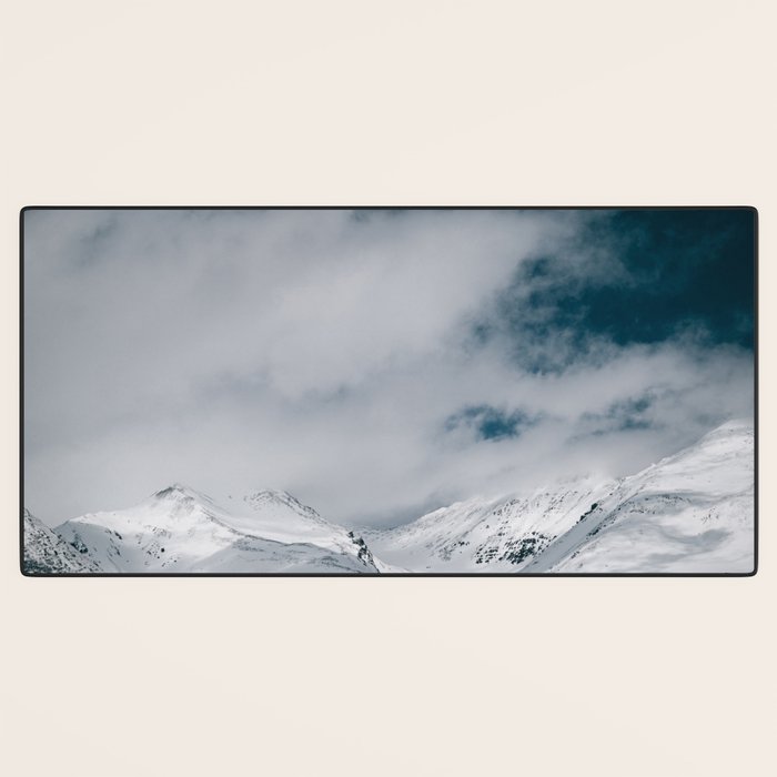 Winter Mountain Landscape II Desk Mat Gallery Image 3