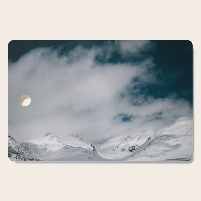 Winter Mountain Landscape II Cutting Board Gallery Image 1