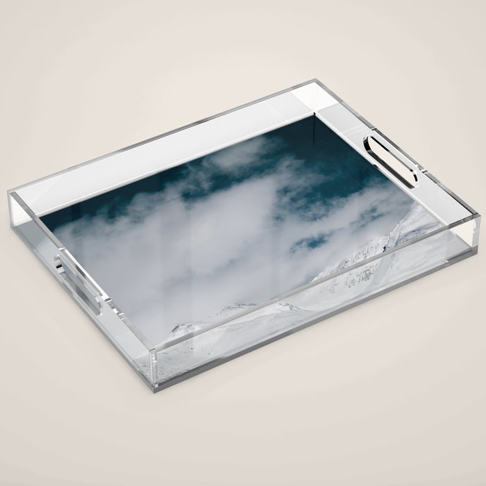 Winter Mountain Landscape II Acrylic Tray Gallery Image 1