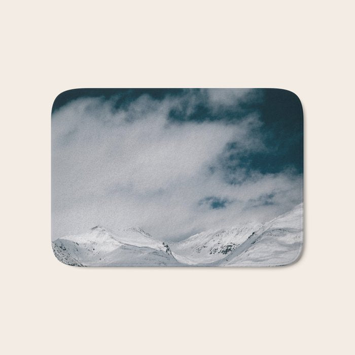 Winter Mountain Landscape II Bath Mat Gallery Image 1