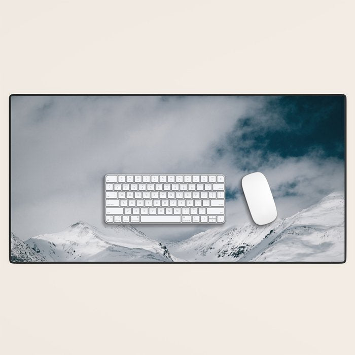 Winter Mountain Landscape II Desk Mat Gallery Image 1