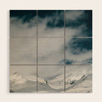 Winter Mountain Landscape II Wood Wall Art Gallery Image 1
