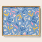 Keep Going, Keep Growing - Blue Serving Tray Gallery Image 1