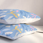 Keep Going, Keep Growing - Blue Pillow Sham Gallery Image 3