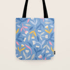 Keep Going, Keep Growing - Blue Tote Bag Gallery Image 1