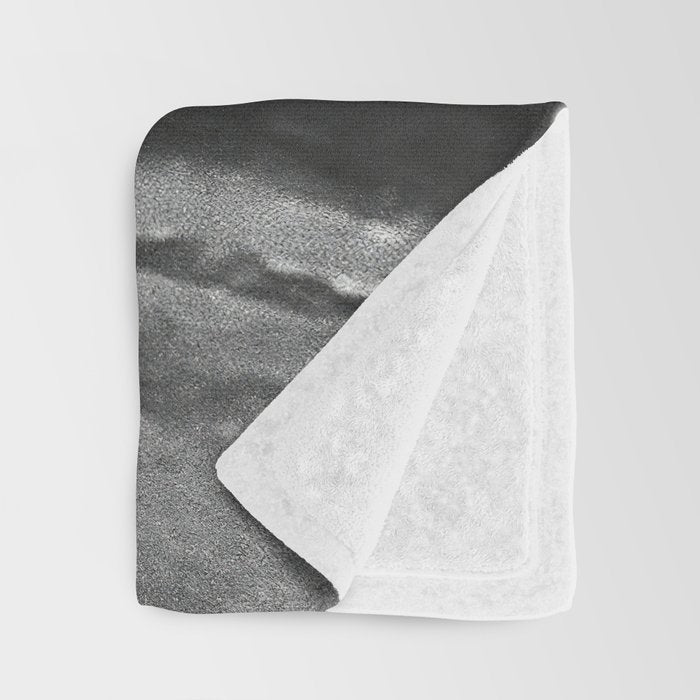 Little Boy and Bottles of Wine, Black and White Vintage Art Throw Blanket Gallery Image 3