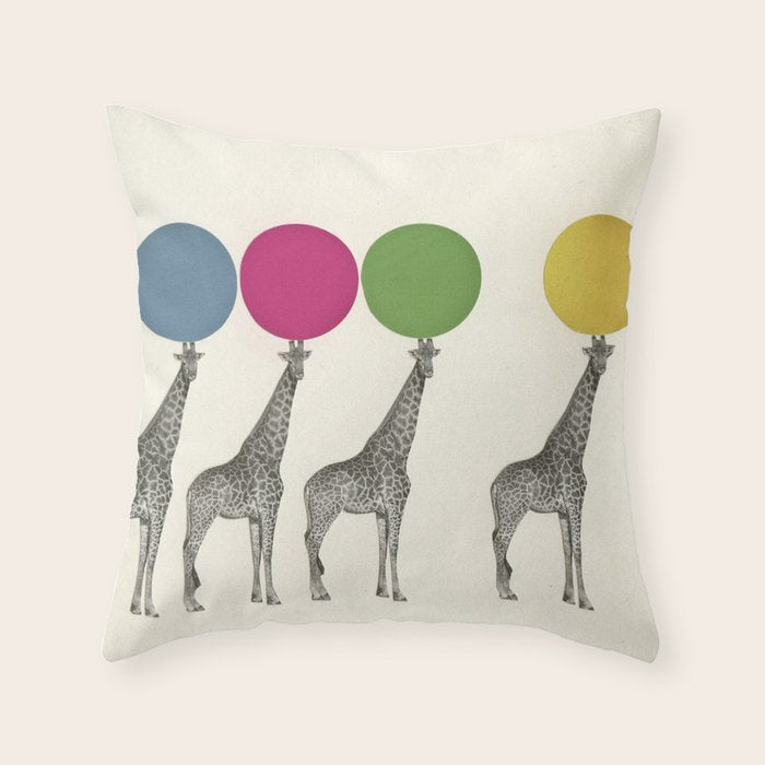 Balancing Act Throw Pillow Gallery Image 1