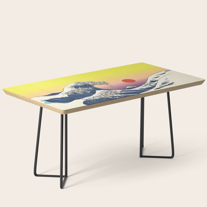 The Great Wave Of  Cat Coffee Table Gallery Image 1