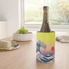 The Great Wave Of  Cat Wine Chiller Gallery Image 4