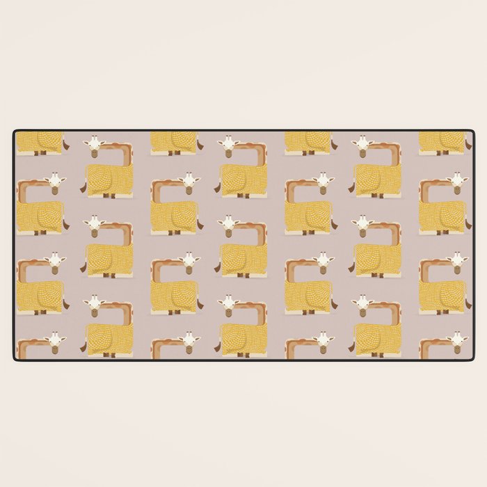 Whimsical Giraffe Desk Mat Gallery Image 3