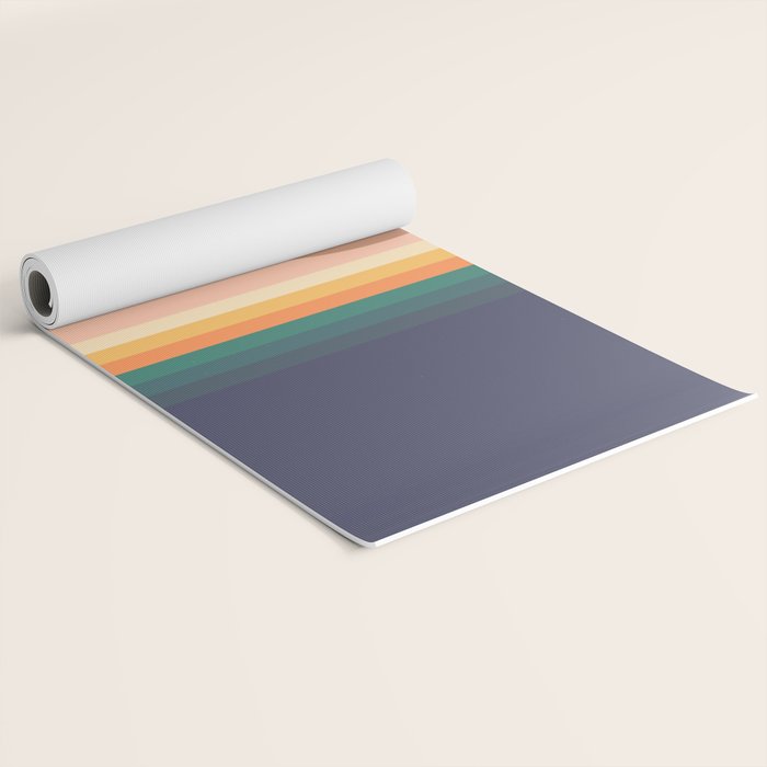 Retro Landscape 06B Yoga Mat Gallery Image 2