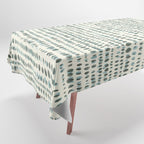 Wildlife Safari Dots blue Tablecloth Gallery Image 1