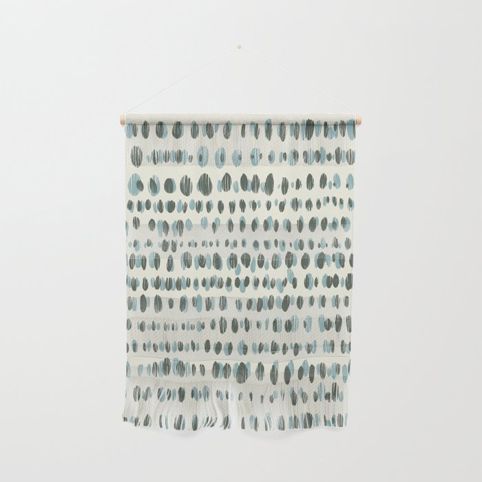 Wildlife Safari Dots blue Wall Hanging Gallery Image 1