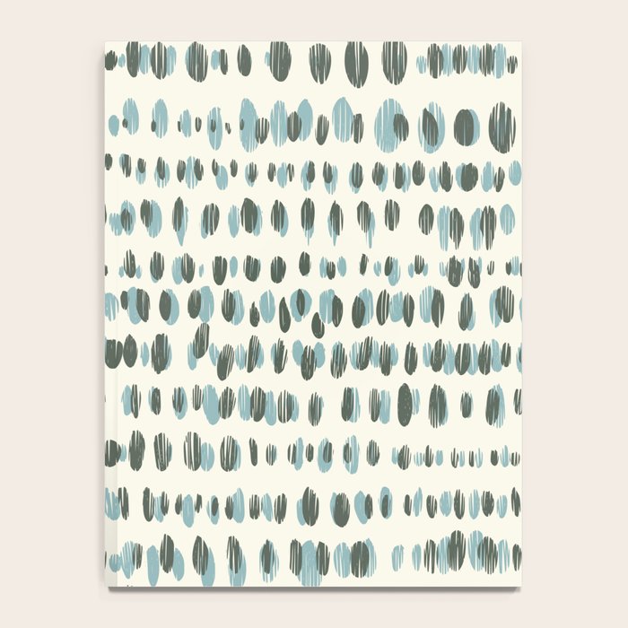 Wildlife Safari Dots blue Notebook Gallery Image 4