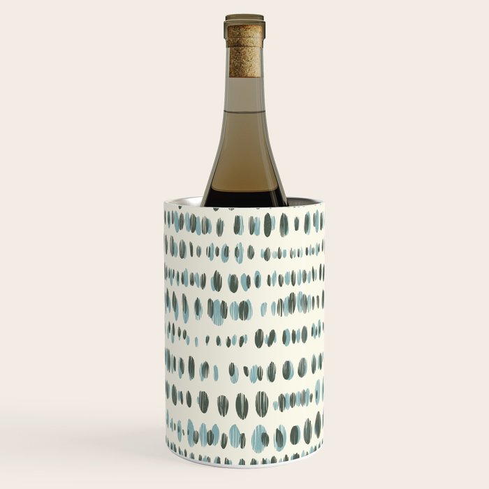 Wildlife Safari Dots blue Wine Chiller Gallery Image 3