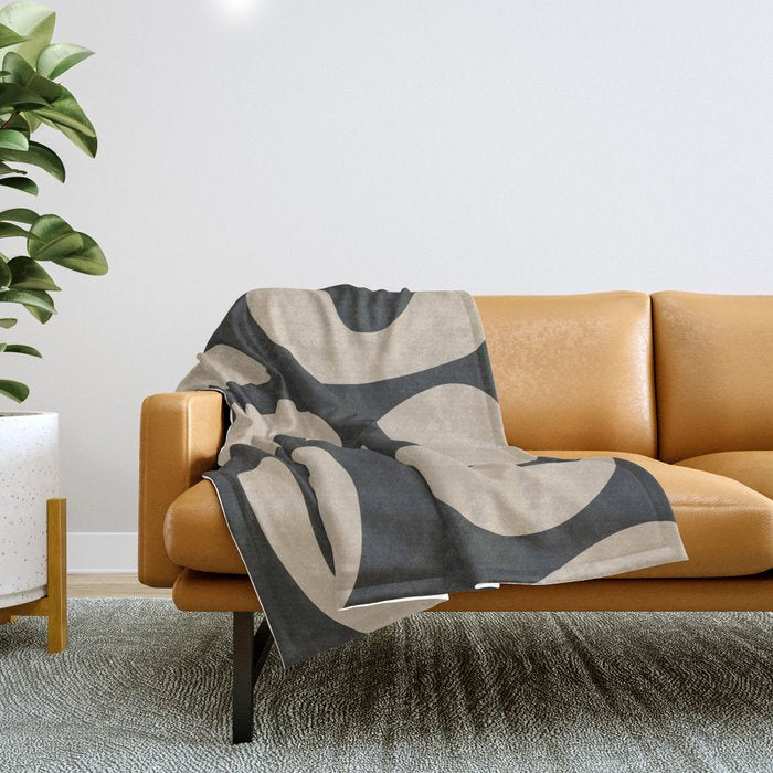 Abstract Twist Throw Blanket Gallery Image 1