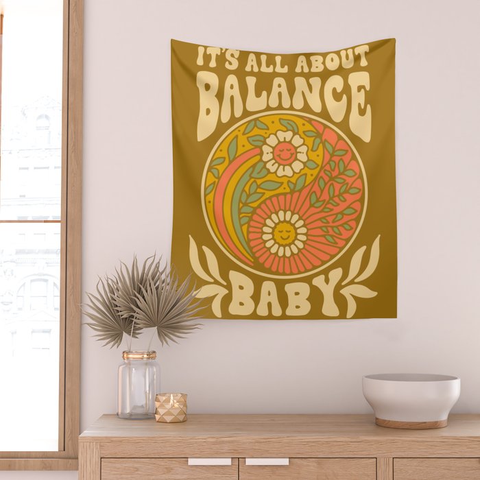 Balance Baby Wall Tapestry Gallery Image 2