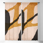 ABSTRACT ALPHABET / Script S Window Curtain Gallery Image 5