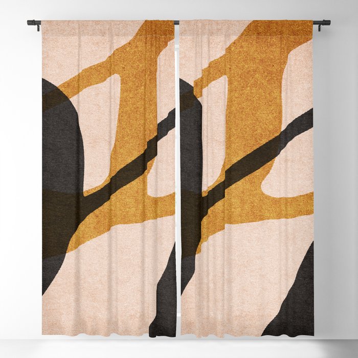ABSTRACT ALPHABET / Script S Window Curtain Gallery Image 5