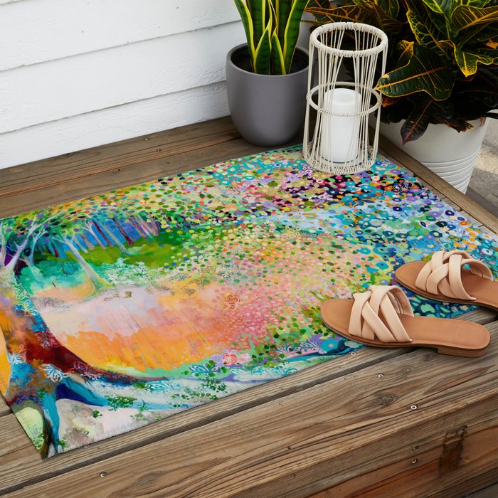 Searching for Forgotten Paths (b) Outdoor Rug Gallery Image 2