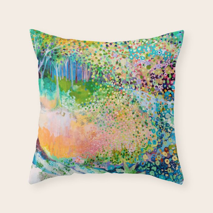Searching for Forgotten Paths (b) Throw Pillow Gallery Image 6