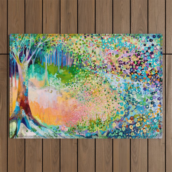 Searching for Forgotten Paths (b) Outdoor Rug Gallery Image 1