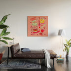 Vietnamese Coffee Wood Wall Art Gallery Image 2