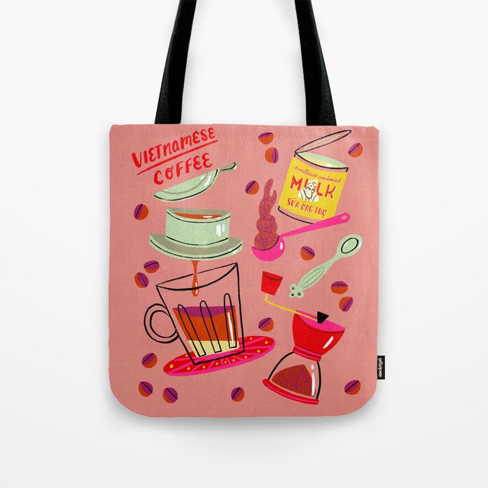 Vietnamese Coffee Tote Bag Gallery Image 1