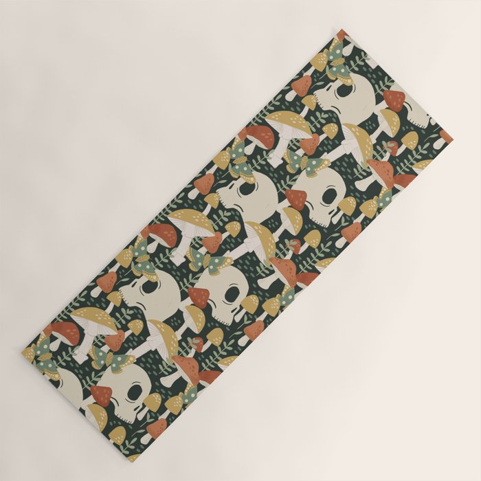 Death Mushrooms Yoga Mat Gallery Image 1