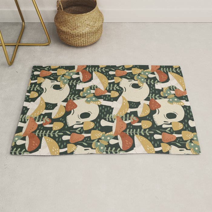 Death Mushrooms Rug Gallery Image 1