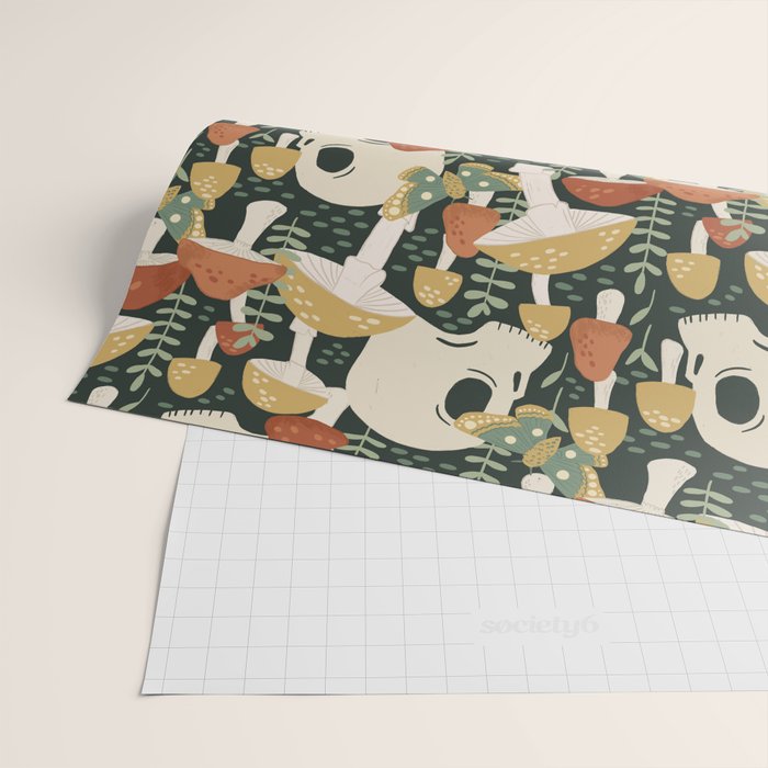 Death Mushrooms Wrapping Paper Gallery Image 2