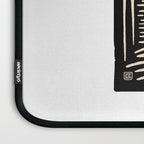 Quail Block Print - Black & Beige Laptop Sleeve Gallery Image 3