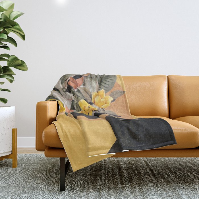 In Bloom 21 Throw Blanket Gallery Image 1