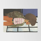 Girl with Golden Earing Rug Gallery Image 2