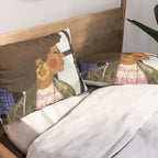 Girl with Golden Earing Pillow Sham Gallery Image 2