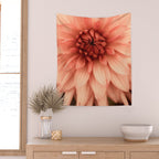 Prima Donna - Modern Botanical Photograph - Dahlia Flower Photo - Floral Print Wall Tapestry Gallery Image 2