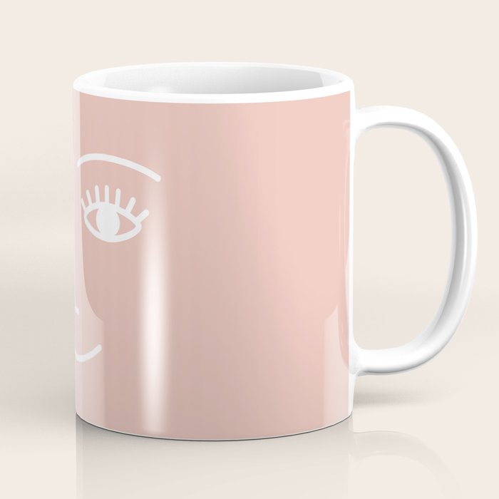 Wink (Pink) Coffee Mug Gallery Image 1