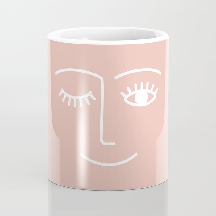 Wink (Pink) Coffee Mug Gallery Image 4