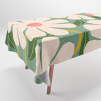 Wild Daisies - green Tablecloth Gallery Image 1
