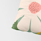 Wild Daisies - green Pillow Sham Gallery Image 4
