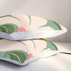 Wild Daisies - green Pillow Sham Gallery Image 3