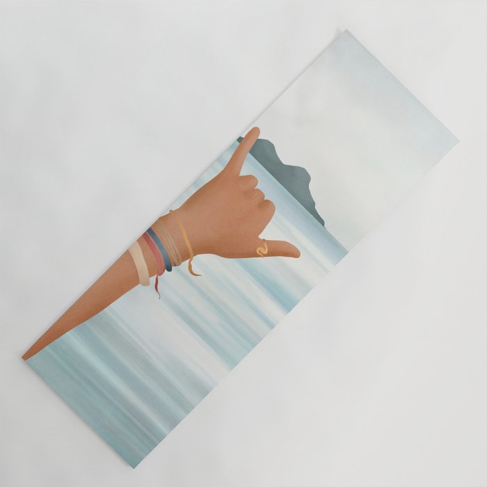 Shaka Sign Yoga Mat Gallery Image 1
